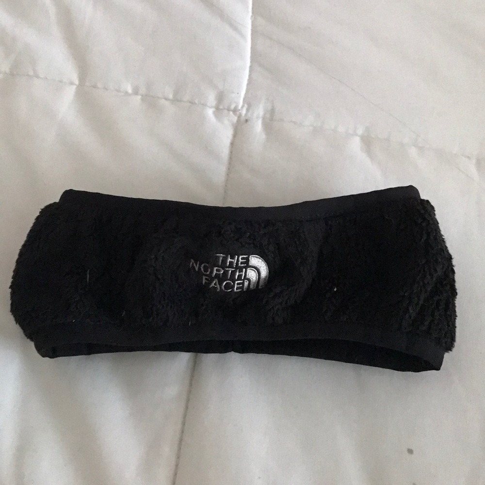 Black north face ear warmer
